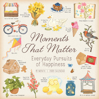 2026 Calendar Moments That Matter 16-Month Square Wall, Sellers S43677