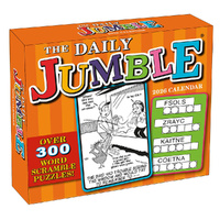 2026 Calendar Daily Jumble Day-to-Day Boxed, Sellers S44186