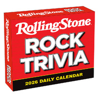 2026 Calendar Rolling Stone Rock Trivia Day-to-Day Boxed, Sellers S44278