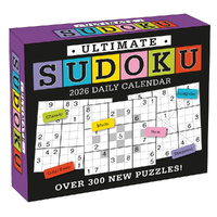 2026 Calendar Ultimate Sudoku Day-to-Day Boxed, Sellers S44322