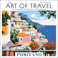2027 16-Month Calendar The Art of Travel: Enchanted Destinations of the World Square Wall, Sellers S61039