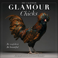 2027 16-Month Calendar Glamour Chicks Square Wall, Sellers S61275