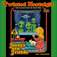 2027 16-Month Calendar Twisted Nostalgia: Life Lessons from the Dark Side Square Wall, Sellers S61572