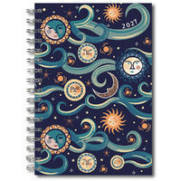 2027 16-Month Planner Design Essentials: Mystical Moons Desk Monthly/Weekly, Sellers S61992