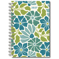 2027 16-Month Planner Design Essentials: Wildflower Whimsy Desk Monthly/Weekly, Sellers S62029