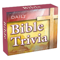 2027 Calendar Daily Bible Trivia Day-to-Day Boxed, Sellers S62166