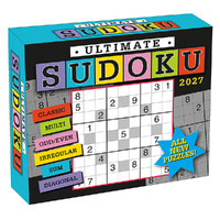 2027 Calendar Ultimate Sudoku Day-to-Day Boxed, Sellers S62388