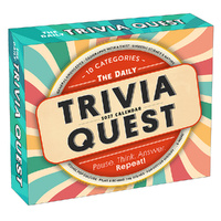 2027 Calendar The Daily Trivia Quest Day-to-Day Boxed, Sellers S62395