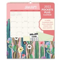 2022 Calendar Desert Blossoms Pockets Plus, Orange Circle Studio