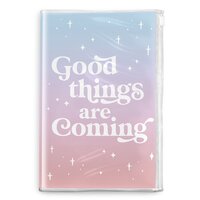 2022 Diary Good Things Are Coming Monthly Pouch Planner, Orange Circle Studio