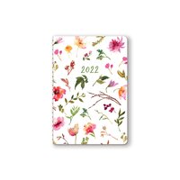 2022 Diary Bold Blossoms On-Time Weekly Planner, Orange Circle Studio