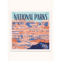 2024 Calendar National Parks (USA) Square Wall, Orange Circle Studio 24026