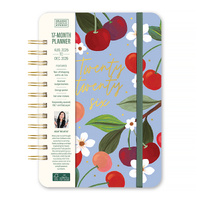 2026 17-Month Planner Orange Circle Do-It-All A5 Week to View Fruit & Flora, ACCO 26338