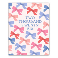 2026 17-Month Planner Orange Circle Just Right 191x248mm Month to View Sweet Bow, ACCO 26352