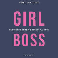 2024 Calendar Girl Boss 16-Month Square Wall Graphique de France GF21095.