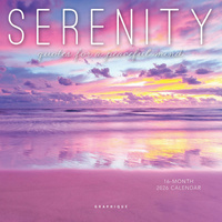 2026 Calendar Serenity 16-Month Mini Wall, Graphique de France GF43882