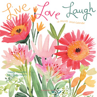 2026 Calendar Live Love Laugh 16-Month Mini Wall, Graphique de France GF44056
