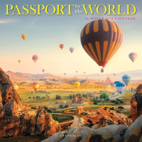 2026 Calendar Passport to the World 16-Month Square Wall, Graphique de France GF44605