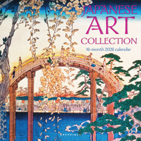 2026 Calendar Japanese Art Collection 16-Month Square Wall, Graphique de France GF44919