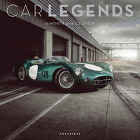 2026 Calendar Car Legends 16-Month Square Wall, Graphique de France GF44971