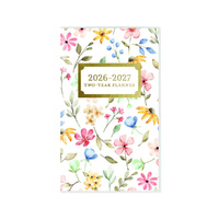 2026-2027 2-Year Planner Happy Floral Pocket Month to View, Graphique de France GF45145