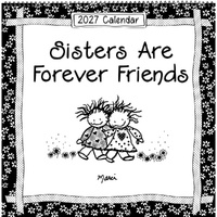 2027 Calendar Blue Mountain Arts Sisters Are Forever Friends Square Wall, CA5736