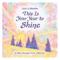 2027 Calendar Blue Mountain Arts Year to Shine Mini Wall, CA5873