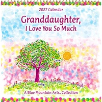 2027 Calendar Blue Mountain Arts Granddaughter Mini Wall, CA5880