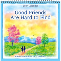 2027 Calendar Blue Mountain Arts Good Friends Mini Wall, CA5897