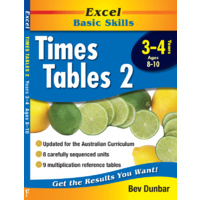 Excel Basic Skills: Times Tables 2 Years 3-4