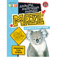 Steve Parish Amazing Australia Activity Book Maze & Colour Paperback