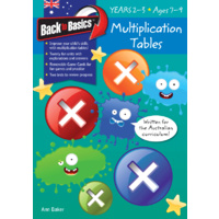 Back to Basics: Multiplication Tables Workbook - Years 2-3 (Ages 7-9)