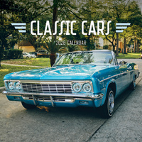 2026 Calendar Classic Cars Square Wall Paper Pocket CSB6