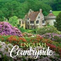 2026 Calendar English Countryside Square Wall Paper Pocket CDB3