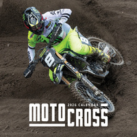 2026 Calendar Motocross Square Wall Paper Pocket CSB10