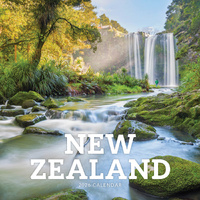 2026 Calendar New Zealand Square Wall Paper Pocket CDB8