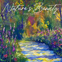 2026 Calendar Natures Beauty Square Wall Paper Pocket CPD27