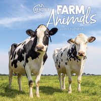 2026 Calendar Our Australia Farm Animals Square Wall Paper Pocket COB10