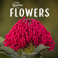 2026 Calendar Our Australia Flowers Square Wall Paper Pocket COB11