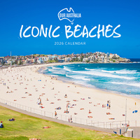 2026 Calendar Our Australia Iconic Beaches Square Wall Paper Pocket COB13