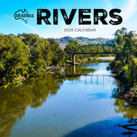 2026 Calendar Our Australia Rivers Square Wall Paper Pocket COB25
