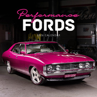 2026 Calendar Performance Fords Square Wall Paper Pocket CSB11