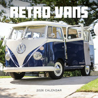 2026 Calendar Retro Vans Square Wall Paper Pocket CPB18