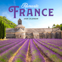 2026 Calendar Romantic France Square Wall Paper Pocket CDB11