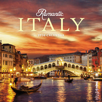 2026 Calendar Romantic Italy Square Wall Paper Pocket CDB10