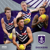 2026 Calendar AFL Fremantle Dockers Square Wall Paper Pocket CAFB6