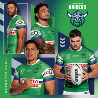 2026 Calendar NRL Canberra Raiders Square Wall Paper Pocket CNRB2