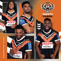 2026 Calendar NRL Wests Tigers Square Wall Paper Pocket CNRB16