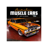 2027 Calendar Australian Muscle Cars Square Wall, Paper Pocket CSB2