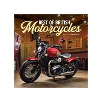 2027 Calendar Best Of British Motorcycles Square Wall, Paper Pocket CSB3